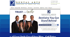 Desktop Screenshot of dentalartsofgreenbay.com